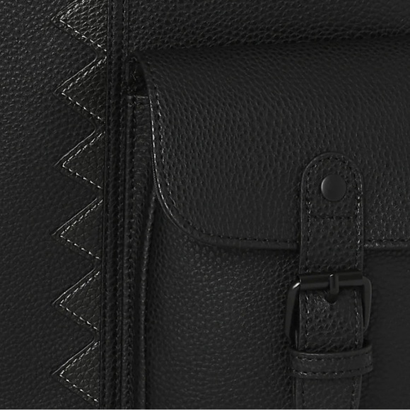 Sprayground Black Messenger Bag - Picture 4 of 6